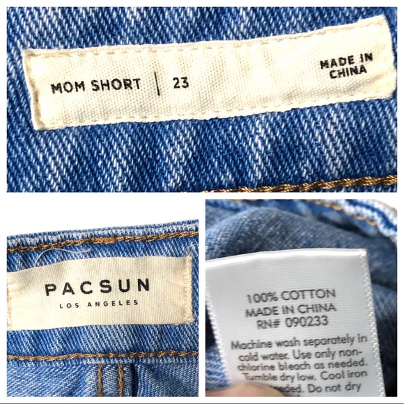 PACSUN LA “MOM SHORT” VINTAGE 80’S WASH - Picture 4 of 4